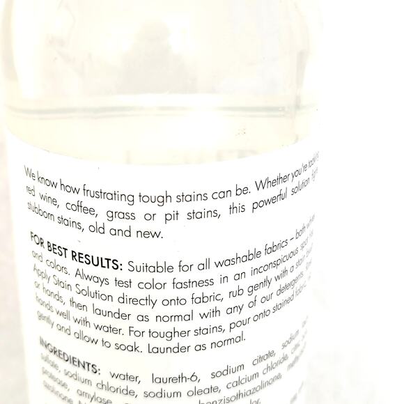 The Laundress New York Stain Removal Solution Fragrance Free 16 oz. Used Once - Picture 4 of 4